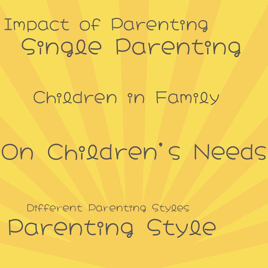 can a single parenting style work for all children in a family