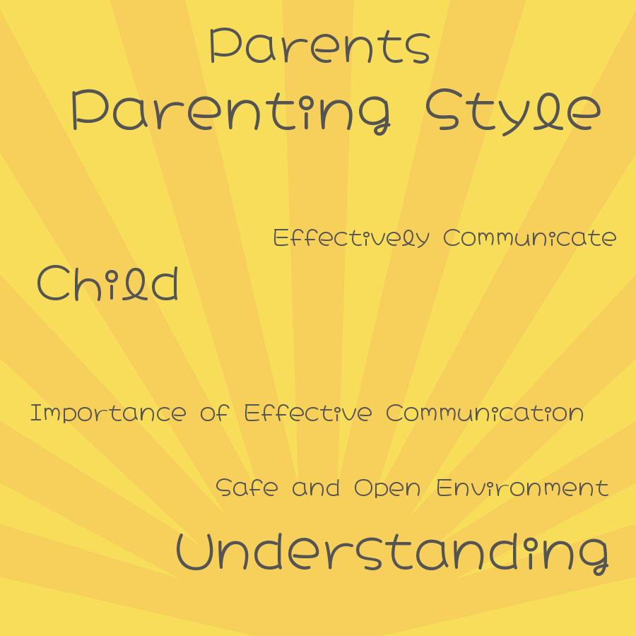 how can parents effectively communicate their parenting style to their child