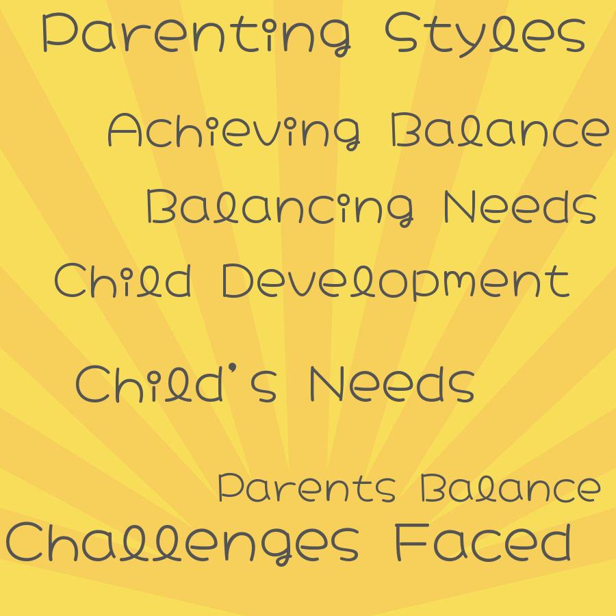 how do parents balance their own needs and desires with their childs needs in their parenting style