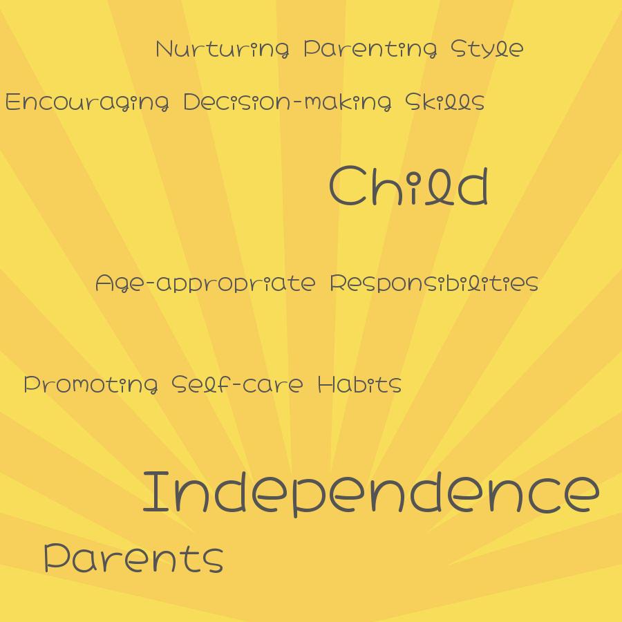 how do parents foster independence in their child while maintaining a nurturing parenting style