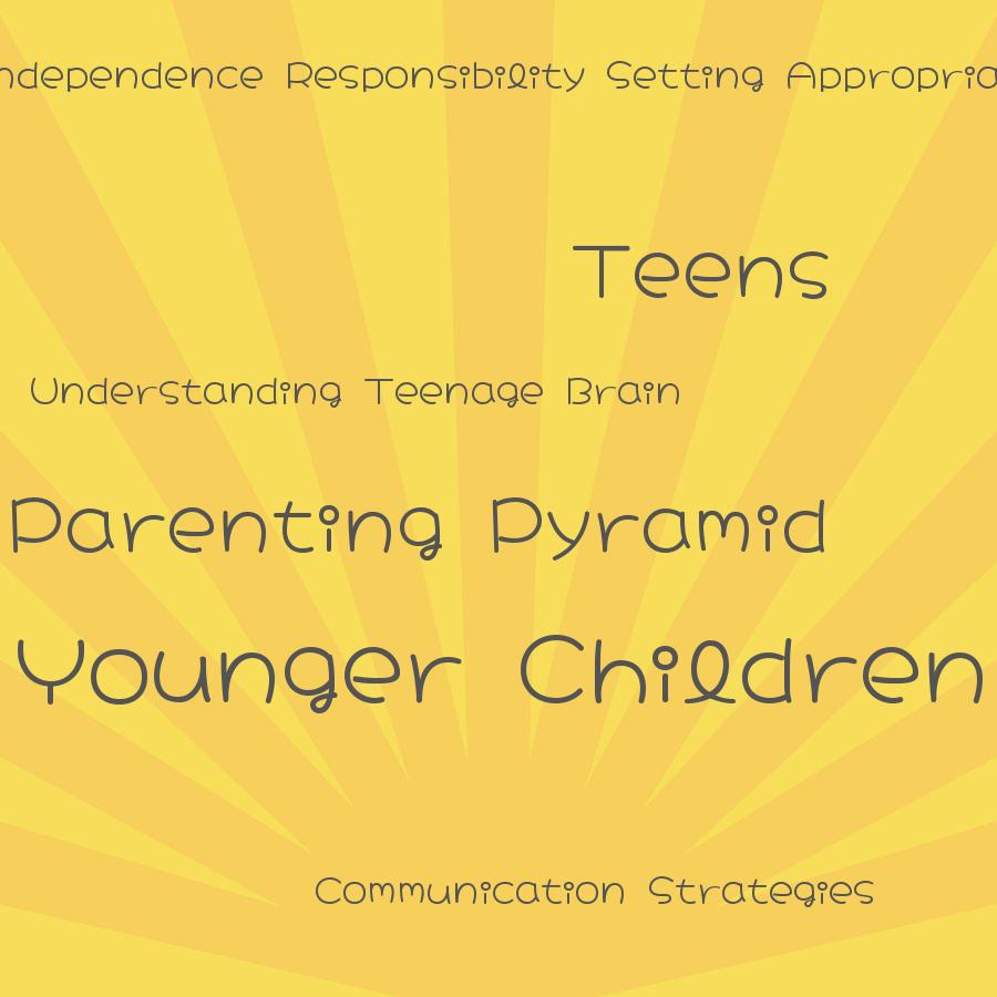 in what ways would you apply the parenting pyramid differently to teens than to younger children