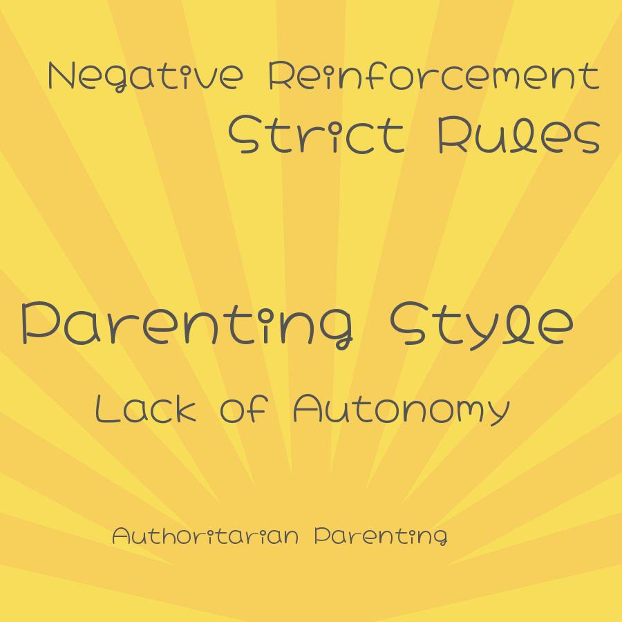 which parenting style leads to bossy and noncompliant behavior in children