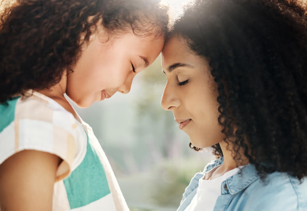 calm and thoughtful parents